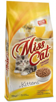 Miss Cat Tavuklu Yavru 15 kg Kedi Maması kullananlar yorumlar